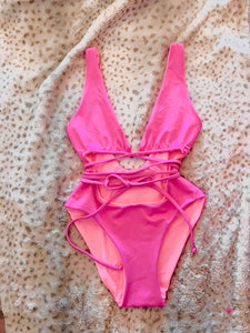 Cassie Euphoria Pink Swimsuit one piece