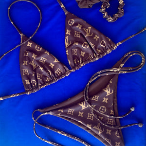LV bikini set - select SOLID color and style – Bago Babe Clothing