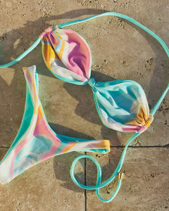 Pastel Swirl Bikini Set